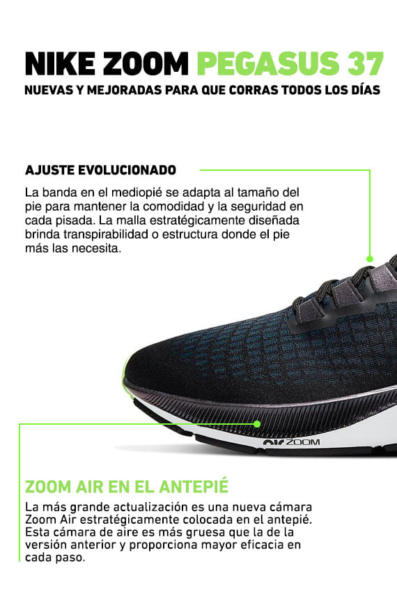 ZAPATILLAS NIKE AIR ZOOM PEGASUS 37 - Dash
