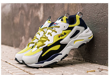 zapatillas fila amarillas hombre