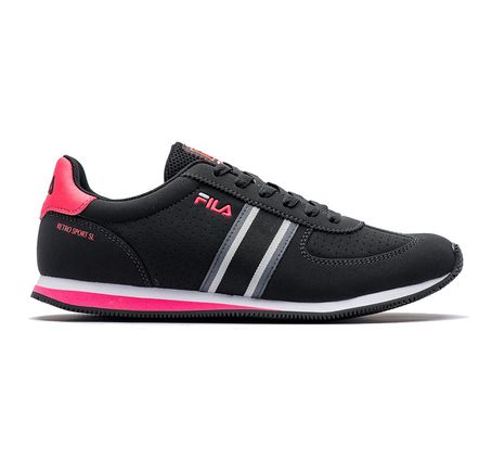zapatos fila mujer negro