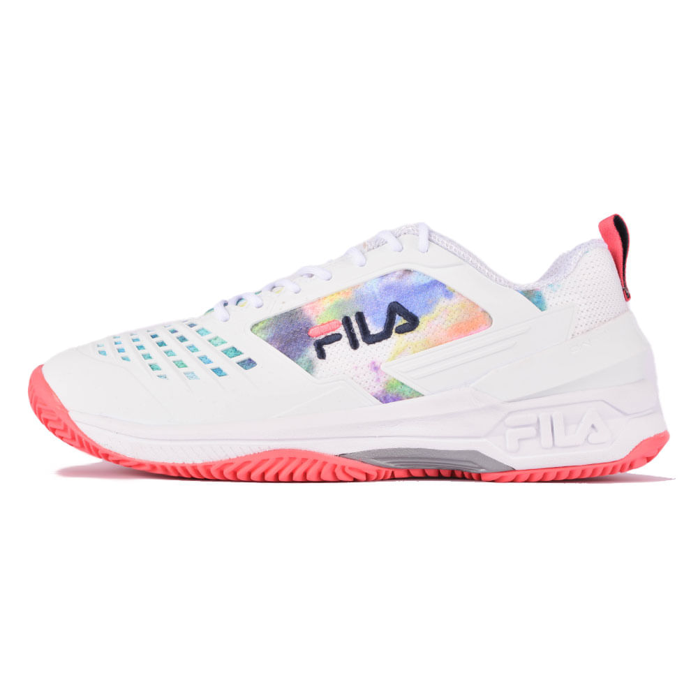 Zapatillas De Tenis Fila Axilus Ace Clay Blanca | Solo Deportes